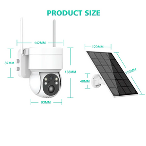 Solar WiFi Security Camera HD 4MP 1440P