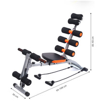 Load image into Gallery viewer, Home Gym Abdominal Trainer Exercise Bench 6 in 1