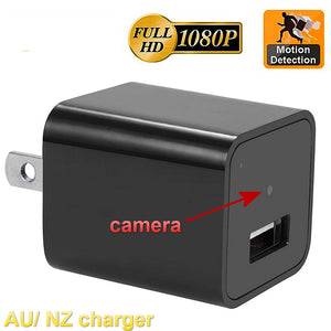 Hidden Wireless Security Camera 1080P USB Charger Video Recorder Nanny Camera