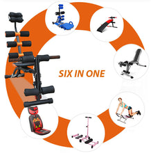 Load image into Gallery viewer, Home Gym Abdominal Trainer Exercise Bench 6 in 1