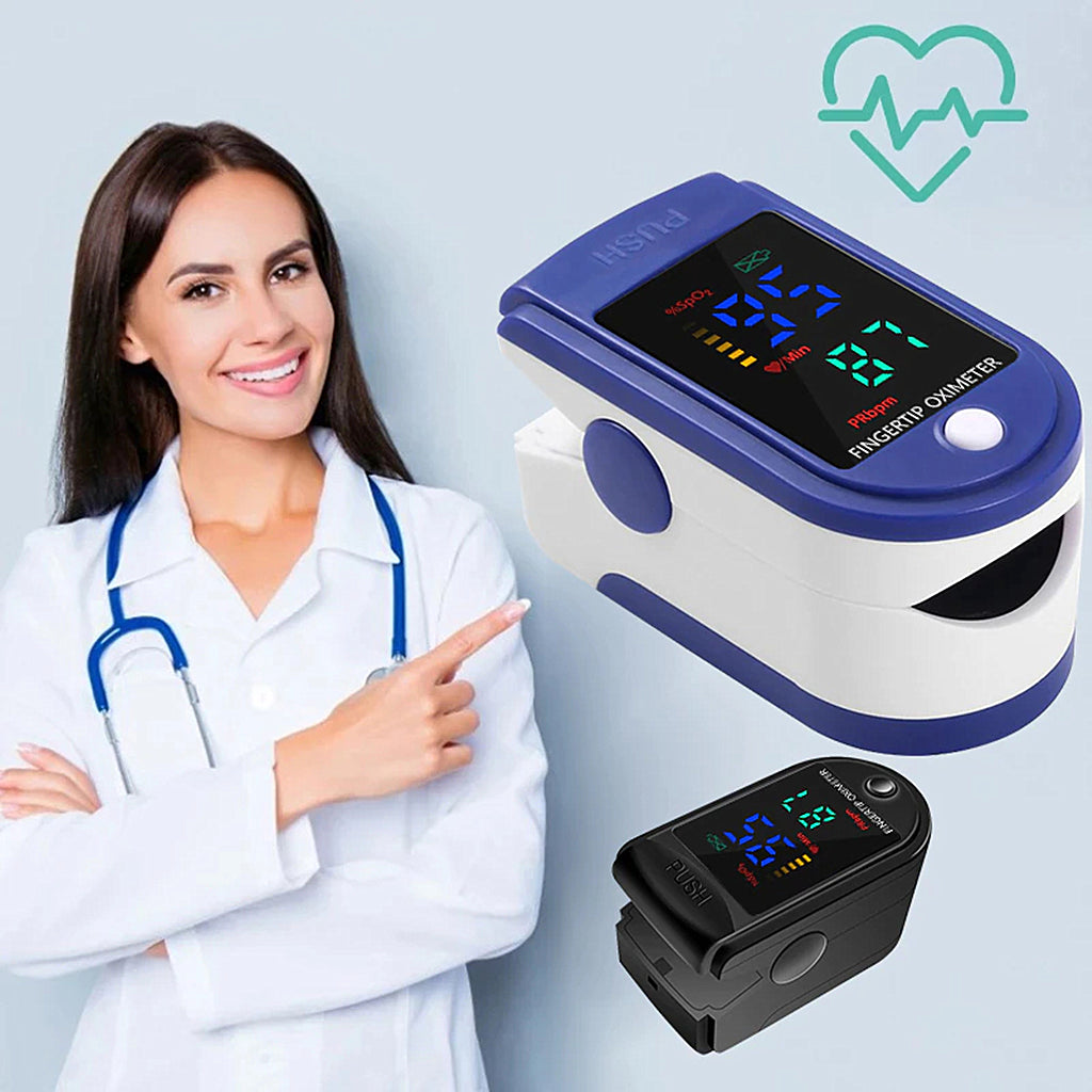 Fingertip Blood Oxygen Monitor Pulse Oximeter Meter