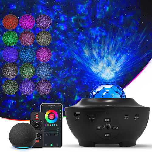 Galaxy LED Projector Lights Bluetooth Speakers