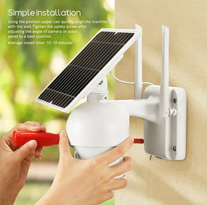 4G Solar PTZ Camera 1080P HD