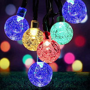 50 LED Solar BULB String Lights