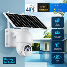 Load image into Gallery viewer, 4G Solar PTZ Camera 1080P HD