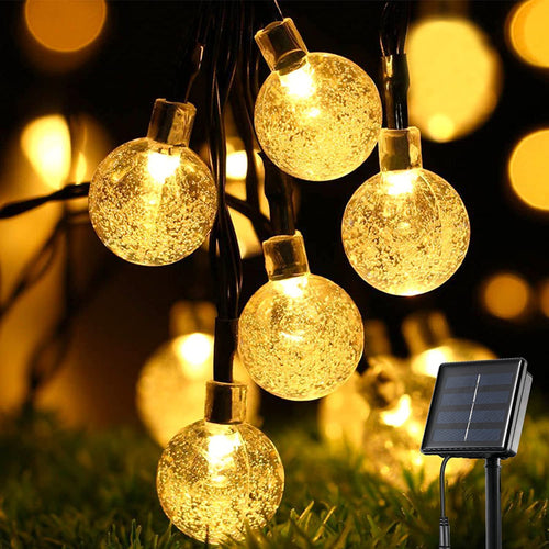 50 LED Solar BULB String Lights