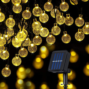 50 LED Solar BULB String Lights