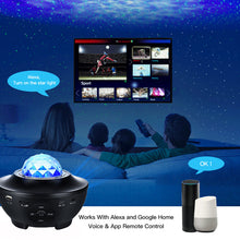 Load image into Gallery viewer, Galaxy LED Projector Lights Bluetooth Speakers