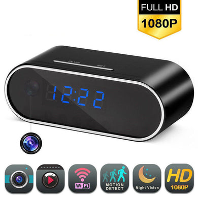 HD 1080P Wifi Spy Camera Clock