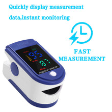 Load image into Gallery viewer, Fingertip Blood Oxygen Monitor Pulse Oximeter Meter