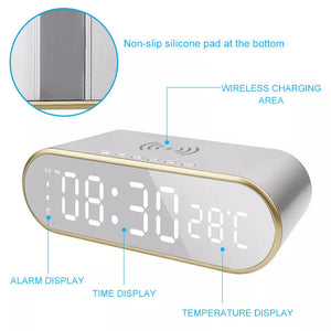 Fast Samsung iPhone Wireless Charger Clock