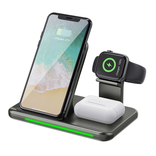 Fast iPhone Android Wireless Charger 4 in 1