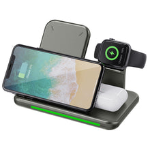 Load image into Gallery viewer, Fast iPhone Android Wireless Charger 4 in 1