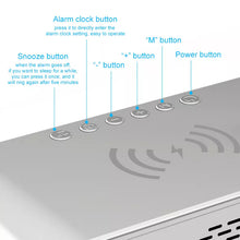 Load image into Gallery viewer, Fast Samsung iPhone Wireless Charger Clock