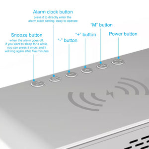 Fast Samsung iPhone Wireless Charger Clock