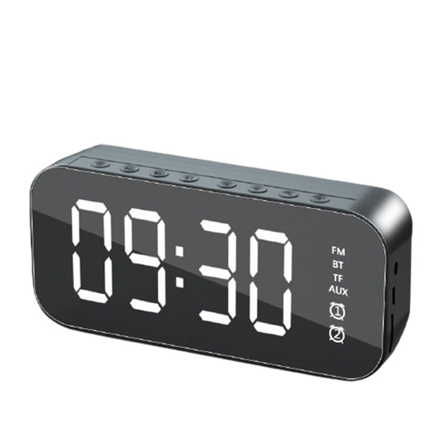 Mirror Alarm Clock Bluetooth Speakers