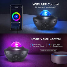 Load image into Gallery viewer, Galaxy LED Projector Lights Bluetooth Speakers