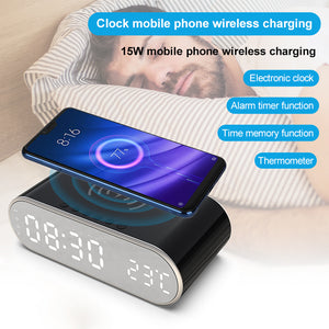 Fast Samsung iPhone Wireless Charger Clock