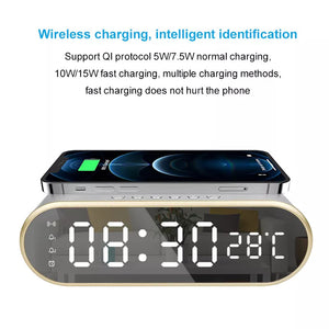 Fast Samsung iPhone Wireless Charger Clock