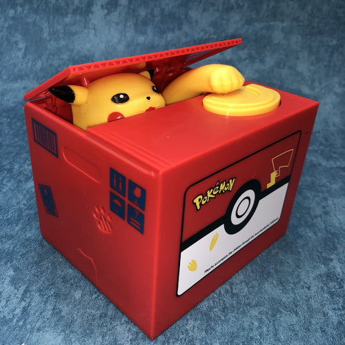 Pokemon Coin Stealing Pikachu Money Box