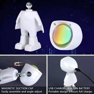 Robot LED Sunset Lights Projector