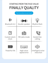 Load image into Gallery viewer, Bluetooth Speaker LED Lights FM Radio