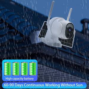 Solar Wireless HD 1080P Security Camera with Sensor lights