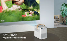 Load image into Gallery viewer, WiFi Bluetooth Projector 1080P With Rechargeable Battery