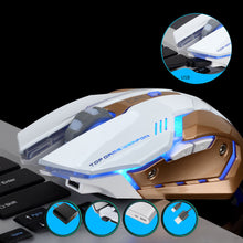 Load image into Gallery viewer, Wireless mouse Rechargeable T1 Silent LED USB Optical Gaming Mouse