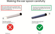 Load image into Gallery viewer, Ear Cleaning Endoscope Spoon Diagnostic Tool Ear Cleaner 3 in 1