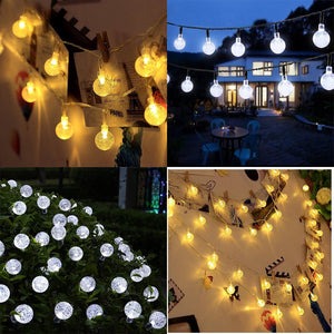 50 LED Solar BULB String Lights