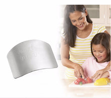 Load image into Gallery viewer, Finger Guard &amp; Protector for Cutting and Chopping - Stainless Steel Slicing Kitchen Tool