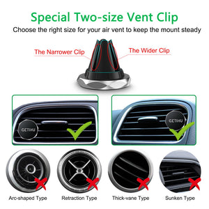 Car Phone Holder Magnetic Air Vent Mount Magnet Support Silver