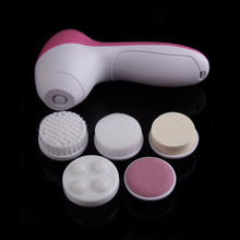 Load image into Gallery viewer, 5 in 1 Electric Body Face Wash Machine Cleaning Beauty Massager Brush Set