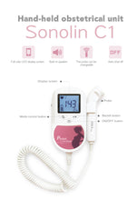 Load image into Gallery viewer, Sonoline C1 Fetal Doppler Back-light LCD Baby heart monitor