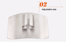 Load image into Gallery viewer, Finger Guard &amp; Protector for Cutting and Chopping - Stainless Steel Slicing Kitchen Tool