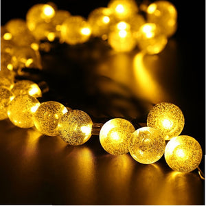 50 LED Solar BULB String Lights