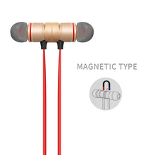 Load image into Gallery viewer, Wireless Bluetooth Earphone Magnetic Metal Sports Headphones