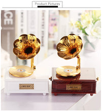 Load image into Gallery viewer, Music Box Sweet Gramophone Drawer for Home Accessory Wedding Birthday Gift