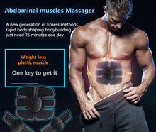 Load image into Gallery viewer, Electric muscle stimulator ABS Trainer fitness Massager