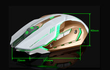 Load image into Gallery viewer, Wireless mouse Rechargeable T1 Silent LED USB Optical Gaming Mouse