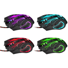 Load image into Gallery viewer, 3200DPI LED Optical Wired Gaming Mouse Professional Game Player Mice For PC Laptop Notebook