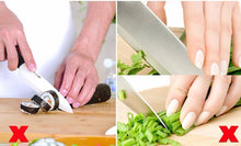 Load image into Gallery viewer, Finger Guard &amp; Protector for Cutting and Chopping - Stainless Steel Slicing Kitchen Tool