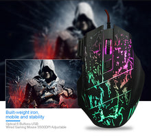 Load image into Gallery viewer, New 5500DPI Color Changing LED Wired Gaming Mouse For Pro Gamer Laptop Computer