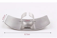 Load image into Gallery viewer, Finger Guard &amp; Protector for Cutting and Chopping - Stainless Steel Slicing Kitchen Tool