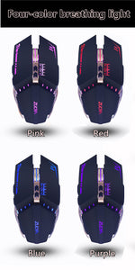 Gaming Mouse DPI Adjustable Optical LED Game Mice  for Professional Gamer