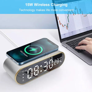 Fast Samsung iPhone Wireless Charger Clock