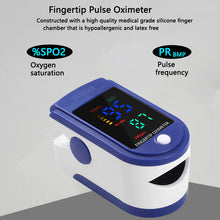 Load image into Gallery viewer, Fingertip Blood Oxygen Monitor Pulse Oximeter Meter