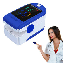 Load image into Gallery viewer, Fingertip Blood Oxygen Monitor Pulse Oximeter Meter