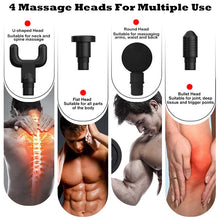 Load image into Gallery viewer, Electric Muscle Massage Gun - Black